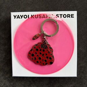 YAYOI KUSAMA - Pumpkin Key Ring, Red/Black
